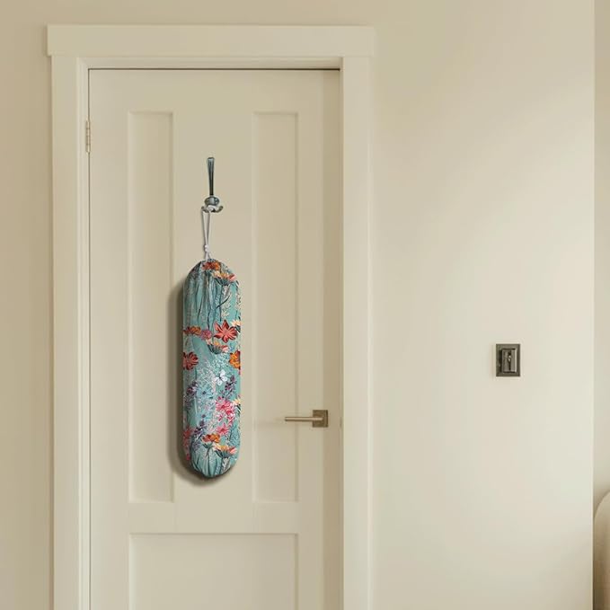 Aesthetic Plastic Bags Holder, Garbage Shopping Trash Bags Carrier Organizer, Large Trash Bag Storage Dispenser, Kitchen Housewarming Gifts for Women Family Friends Grandma Mom