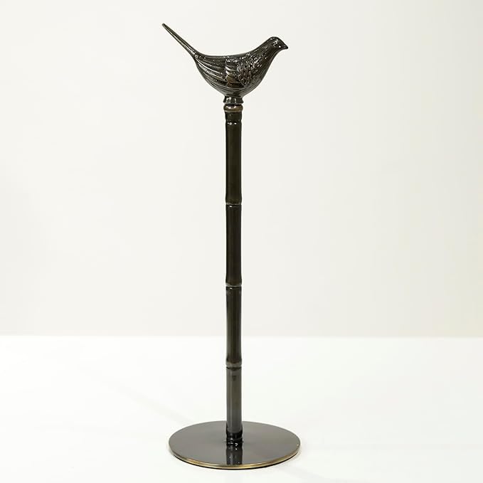 1 Luxurious Brass Paper Towel Holder countertop (Black)