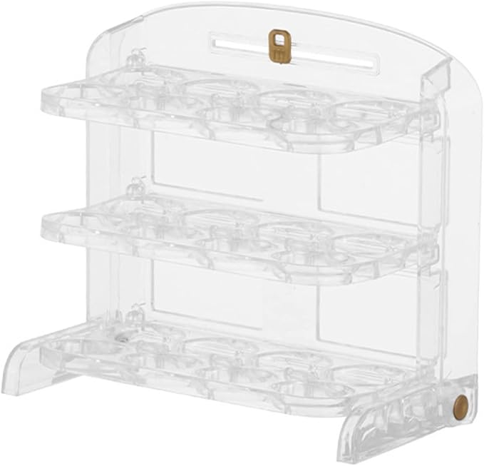 Holder Organizer for Kitchen Refrigerator Clear Container Vertical Storage for Freshness and Space-saving for Fridge and Pantry Organization