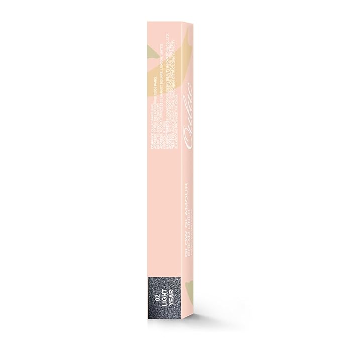 Oulac Shimmer Black Eyeliner Pencil, Waterproof Retractable Eye Liner Pen, Long Lasting Smudge Resistant, Vegan & Cruelty-Free, 02 Light Year