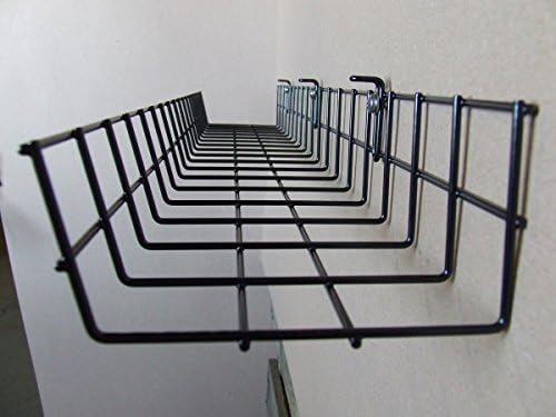 Northland Online Under Desk Cable Organizer 24 Inch Wire Tray | Under Table Cord Management Basket | Cable Cage to Hide Cords | Computer Desk Raceway for Home & Office | Heavy Duty Steel