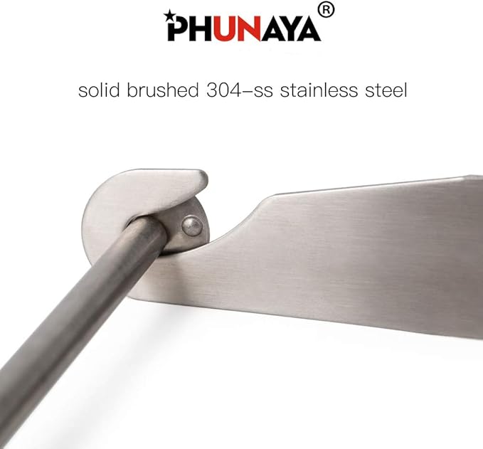 Under Cabinet Paper Towel Holder Wall Mount for Home Kitchen,Stainless Steel for Large Rolls-Brushed Nickel