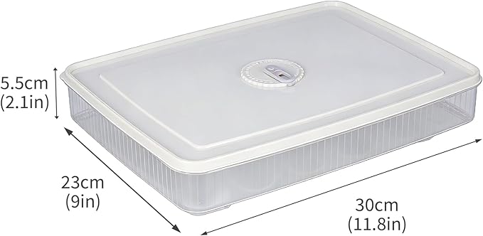 3Pack Deviled Egg Containers with Lid,Plastic Egg Container for Refrigerator with Handle,Deviled Egg Carrier for 72 Eggs,Kitchen,Festival Party, Stackable Egg Holder for Fridge (White)
