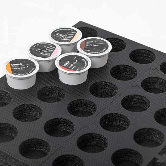 Coffee Pod holder DIY Size Organizer 60 Compatible Tray Drawer Holds with coffee pod