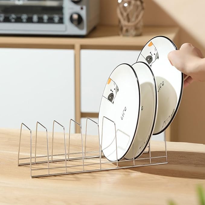 KESYOO Stainless Steel Dish Drying Rack Bowl Drainer Rack Kitchen Tableware Drain Countertop Storage Organizer for Kitchen Sink