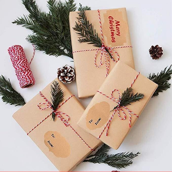 300 Pcs Gift Tags Stickers Name Labels Stickers, Self-Adhesive Handmade Bottle All-Purpose Jar Labels for Presents Valentines Decoration Jars Food Craft