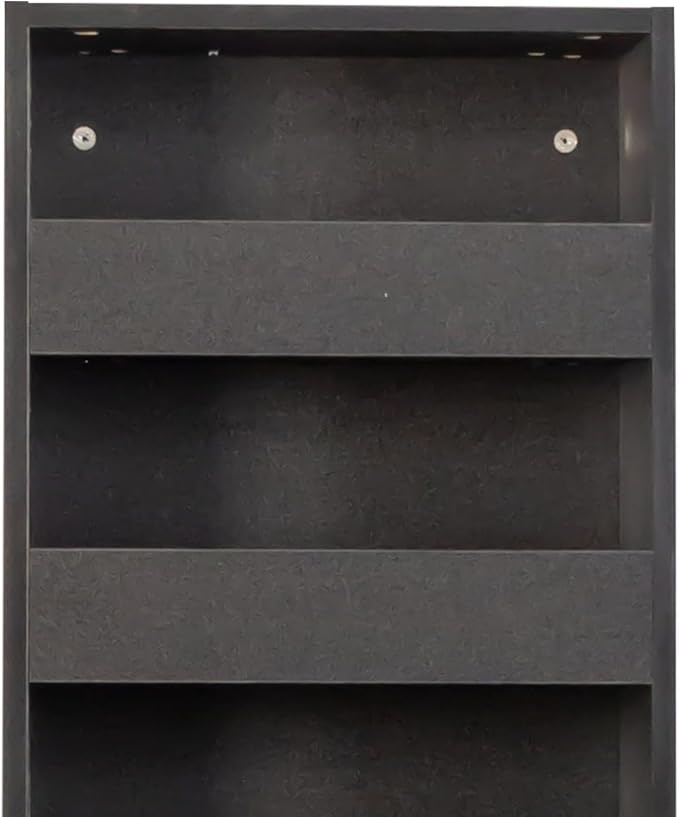 7 Tier Slim Storage Cart with Wheels, 70.75" Rolling Pull Out Pantry Organizer Rack for Kitchen Bathroom, Space Saving Narrow Gap Storage Shelf Between Refrigerator & Counter, Black
