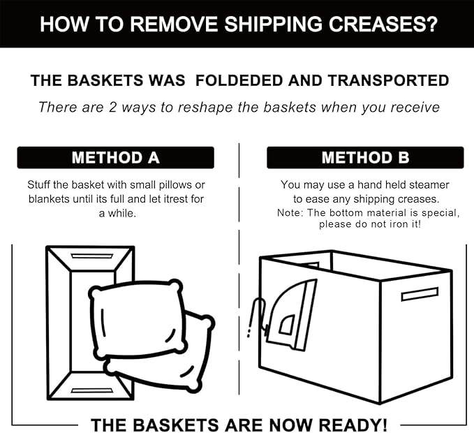 OIAHOMY Woven Storage Basket for Shelves, Rectangle Cotton Rope Baskets for Organizing, 13 x 10 x 9 in, Storage Bins for Dog Toys,Towel,Books,Gift,Gradient Black Brown
