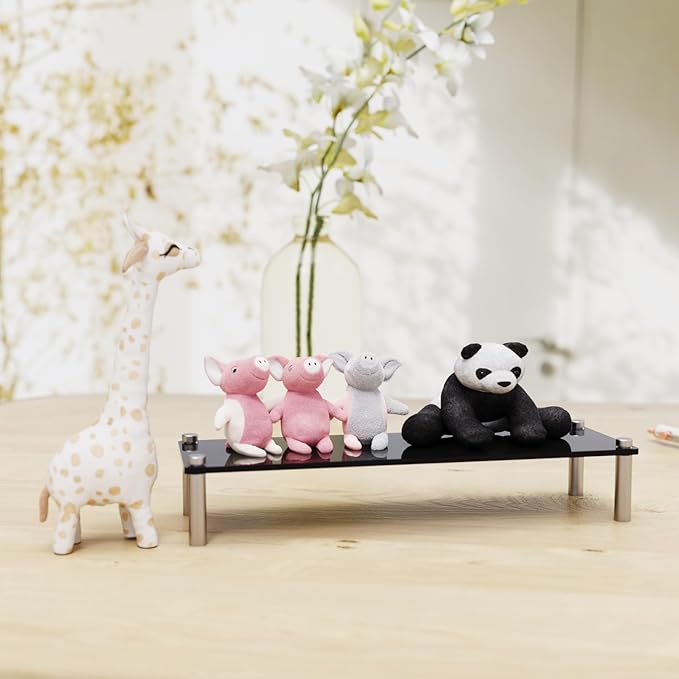 Acrylic Display Riser Stand - Clear Organizer for Perfume, Cupcakes, Figures, Desserts, and Party Decoration