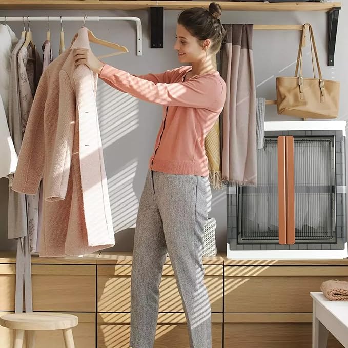Wardrobe, Closet, Collapsible Storage Cabinet, Useful Box with Large Capacity, 37.5 Gal (142 L), Stackable, Easy Storage of Clothing, Installation Free