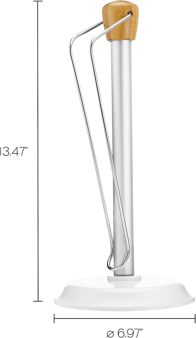 Full Circle Roll Model, Paper Towel Holder, White