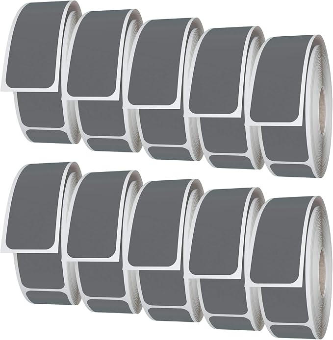 Royal Green Rectangular Color-Coding Labels 3x1-20 Sticker Rolls (75mm x 25mm) - 5000 Pack