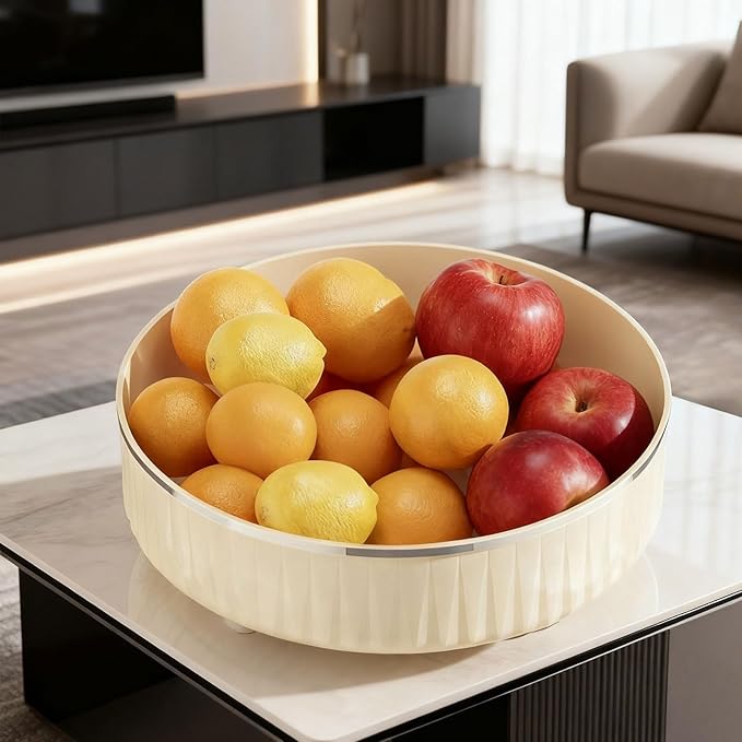 Lazy Susan Organizer,10.6in Revolving Storage Tray for Kitchen Cabinet,Refrigerator,Table Top,Pantry,Spice Seasoning Organizer,Easy to Clean