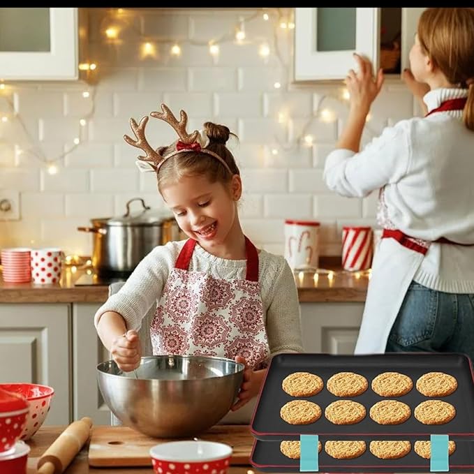20 Piece Reusable Baking Tray Stacker, Space Saving Fixed Cookie Tray Stacker, Cookie Tray Baking Tray for Kitchen Baking (Blue)
