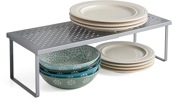 Nifty Expandable Shelf Rack Adjustable- Silver