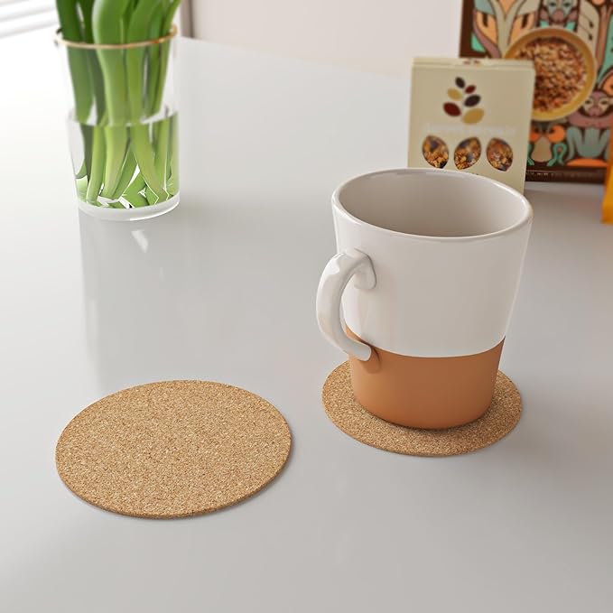 Yenhome 35.8"X118" Cork Board Bulletin Board for Office Decorative Self Adhesive Shelf Liner Large Cork Sheet Roll Renter Friendly Removable Thin Brown Natural Cork Contact Paper Peel and Stick