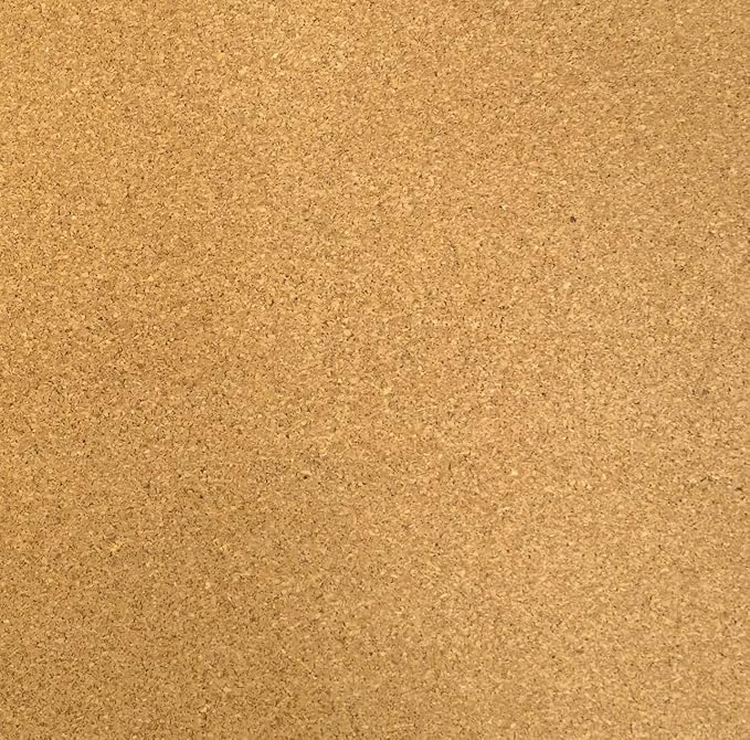 Natural Cork Board Textured Vinyl Wrap Underlayer Shelf Sheet Roll Drawer Liner (17.8 inches x 6.5ft)