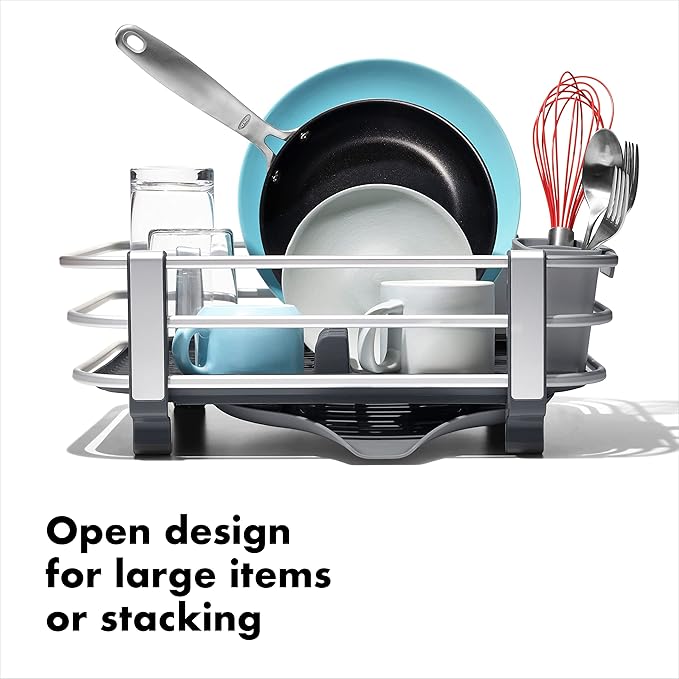 OXO Good Grips Rustproof Aluminum Dish Rack