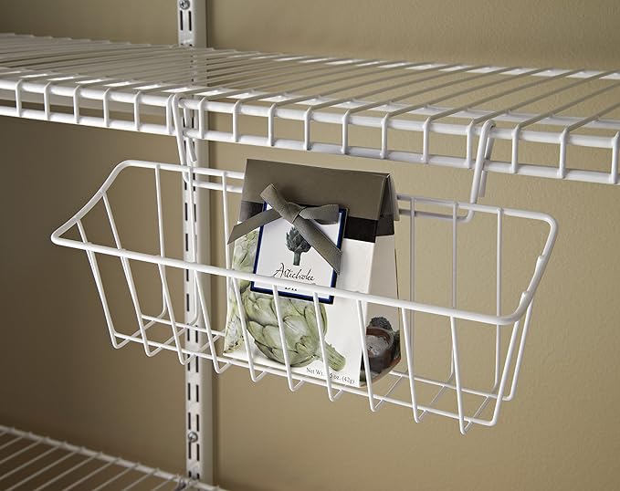 ClosetMaid 3937 Packet Pal Wire Shelf Storage Accessory, White
