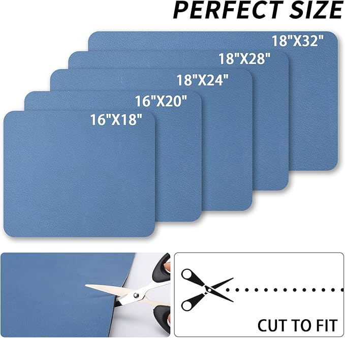 Dish Drying Mat for Kitchen Counter, Heat Resistant Drainer Mats with Non-slip Rubber Backed, Hide Stain Kitchen Super Absorbent Draining Mat, Easy to Clean Dish Rack Pad, Blue 18"x24"