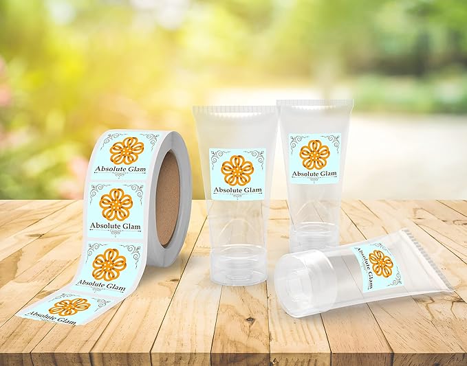 instMerch Custom Sticker Roll Labels — Logo Stickers Customized Labels — Custom Stickers for Business Logo (Square)