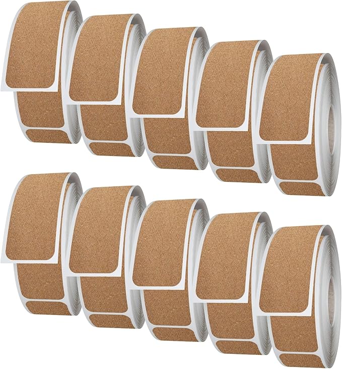 Royal Green Rectangular Color-Coding Labels 3x1-20 Sticker Rolls (75mm x 25mm) - 5000 Pack