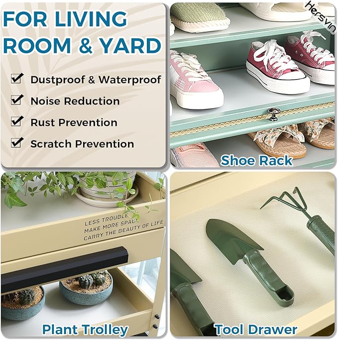 Hersvin Shelf Liners 24 in x 20 ft Drawer Mats Non-Adhesive Cupboard Protector Kitchen Cabinet Lining Fridge Liner (Clear/Diamond)