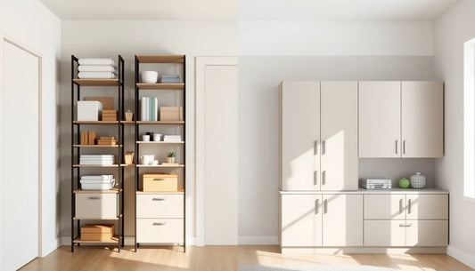 Vertical Storage vs Cabinets: Which One Actually Saves More Space?
