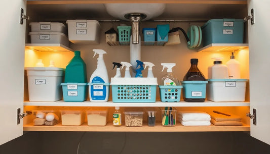 Under Sink Organization Ideas That Make Cleaning Supplies Disappear