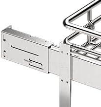 2pαck 2-Tier Kitchen Cabinet Pull Out Shelf and Drawer Organizer Slide Out Pantry Storaqe Basket in Multiple Sizes (18" W x 21" D)