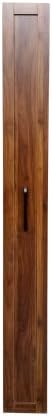 Single-Sided Open Shelf Tall Narrow Pull Out Storage Shelf, 7 Tier Slim Rolling Pantry Storage Cart Next to Fridge Spice Rack Shelves for Kitchen Bathroom Laundry Narrow Places (Walnut1)