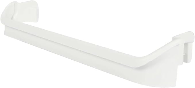 240535101 White Bottom Door Rack - for Frigidaire Refrigerator Door shelves - Fridge door condiments beverages organizer - Refrigerator door bin replacement - Fridge plastic shelves bin - W 21-1/2 in