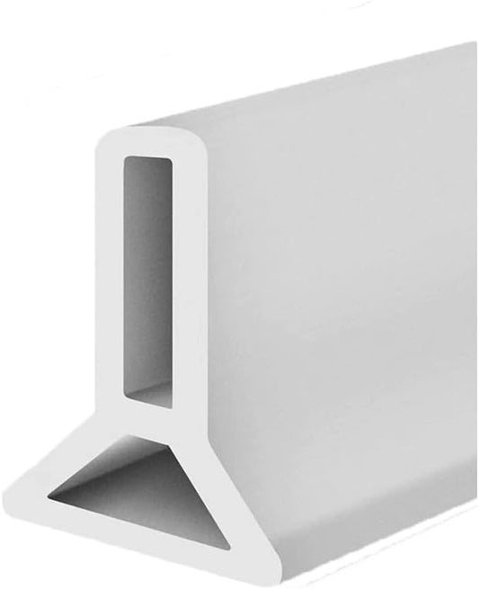 Adjustable Shower Water Blocker – Splash Guard for Bathtub & Walk-in Shower | Triangular Reinforced, Durable Silicone | Easy Peel-and-Stick Installation | Waterproof, Anti-Mold & Custom Shapes