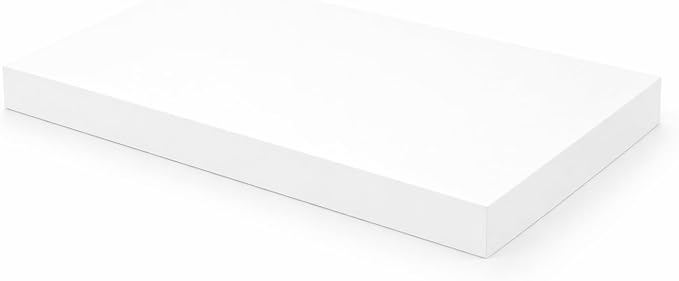 Customized White Shelves Custom Cut-to-Size 3/4" - Cabinet Shelf Custom Size Shelf - Melamine Shelves Cut to Order 3/4" - Cabinet Replacement Shelves (White)