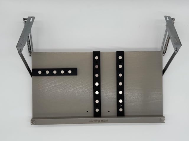 Under Cabinet Knife Storage Block - Multiple Sizes and colors available (Gray, Large)