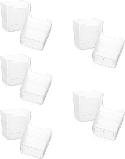 10pcs Condiment Organizer for Refrigerator Food-Grade Storage Box for Seasoning Vegetables and Snacks Versatile Kitchen Accessory