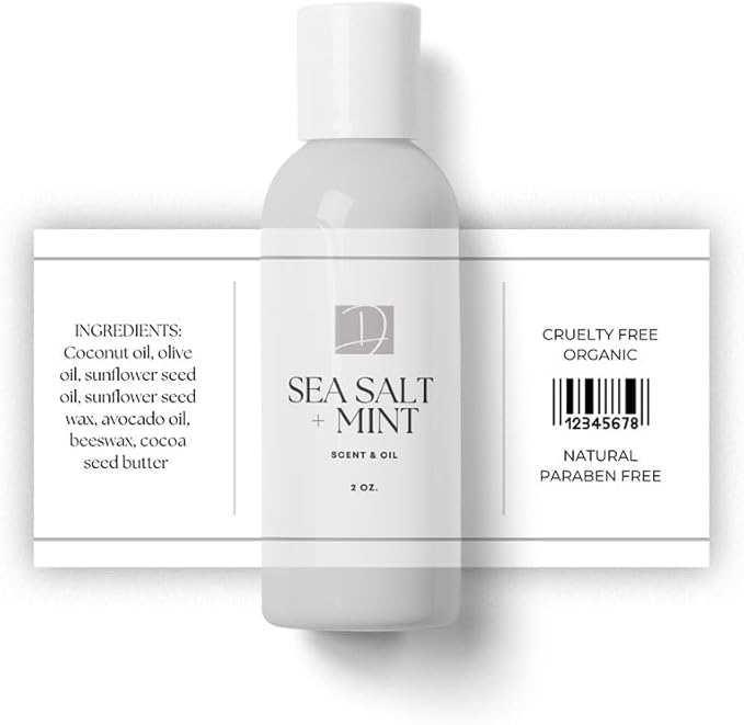 120 Printable Small Bottle Labels for 2 oz. and 4 oz. Bottles, 4 x 1.5 inches