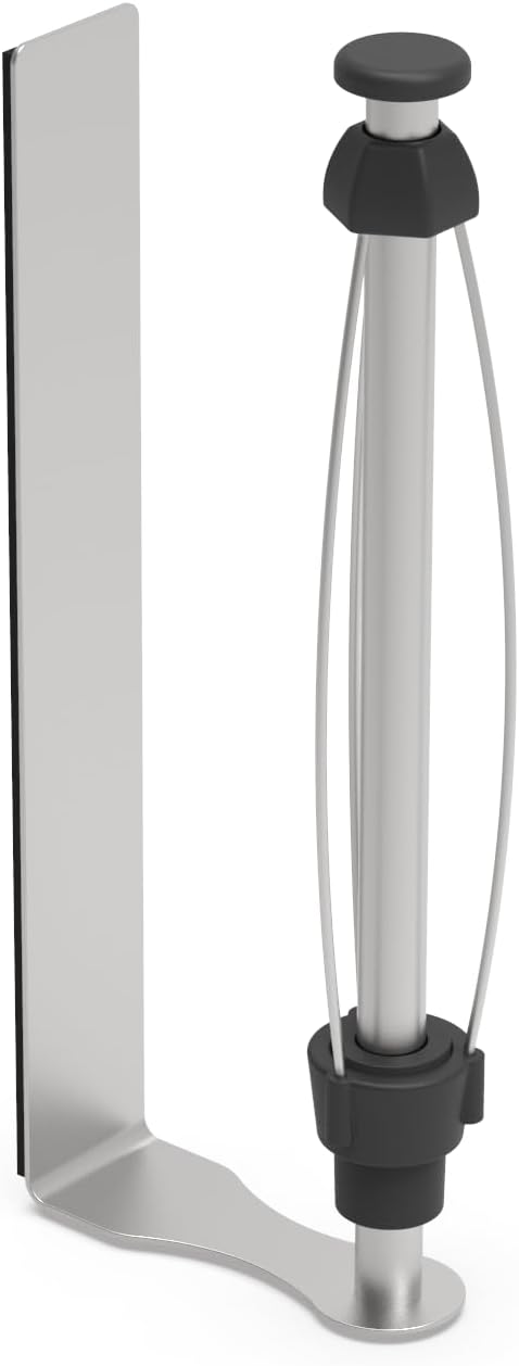 Ant Mag Magnetic Paper Towel Holder with One Hand Paper Tear and Adjustable Damping Effect Strong Magnet Ideal for Kitchen Refrigerator Cruise & Grill,Silver