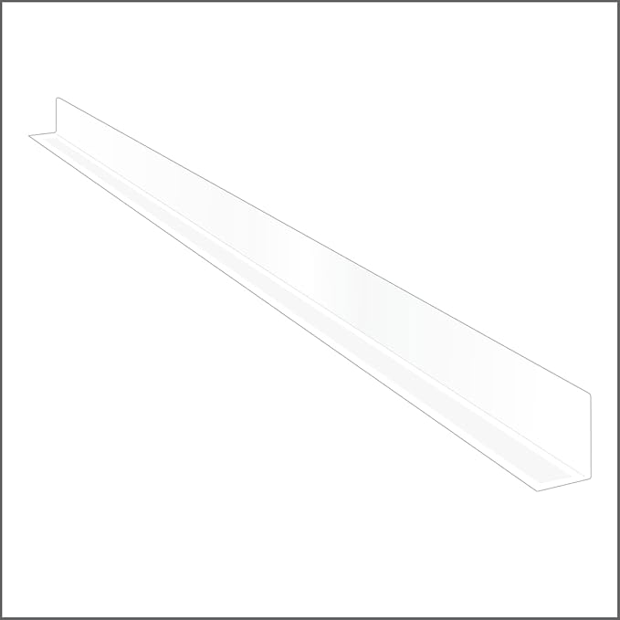 Clear Plastic Shelf Divider 1" H x 15-9/16" L with Adhesive Mount by ClipStrip