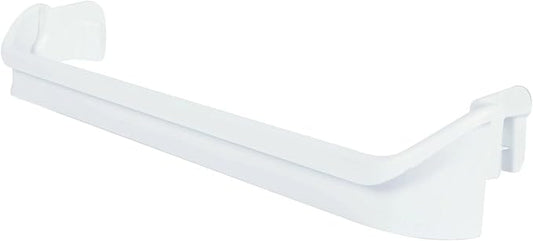 240535101 White Bottom Door Rack - for Frigidaire Refrigerator Door shelves - Fridge door condiments beverages organizer - Refrigerator door bin replacement - Fridge plastic shelves bin - W 21-1/2 in
