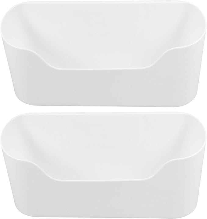 Cabinet Door Organizer Kitchen Storage Rack 2-Pack Adhesive Mounted Storage Sundries Organizer for Bathroom Bottles Spices Makeup 9.2X4.3X2.8 Inches