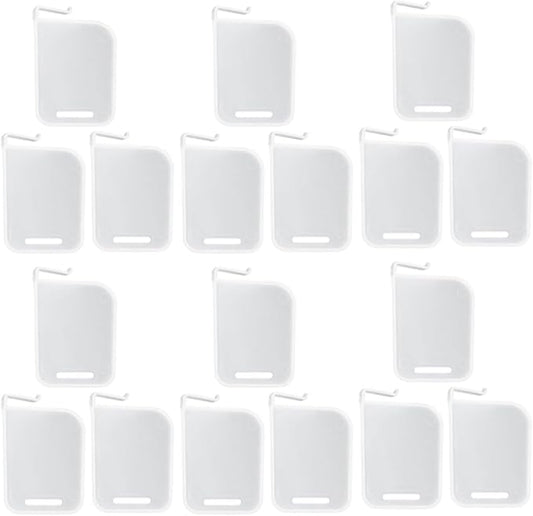 Housoutil 100 Pcs Refrigerator Side Door Partition and Fridge Drawer Divider Adjustable Food Storage Organizer for Kitchen and Pantry Space Management