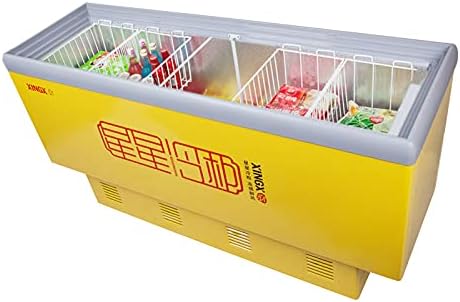 Freezer Organizer Bins for Chest Freezer, 16.5" Deep Freezer Bins Freezer Baskets Organizer and Storage Frozen Meats and Food 2 Pcs