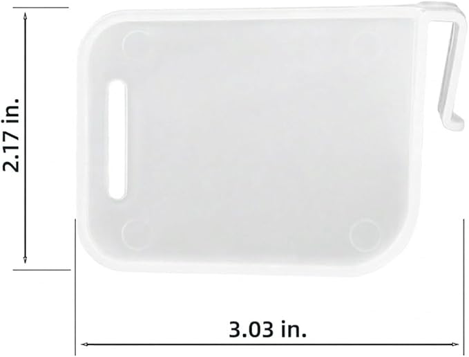 20Pcs Adjustable Plastic Storage Dividers, Transparent Multi-Purpose Organizer for Refrigerator, Freezer, Kitchen Drawers, Cabinets