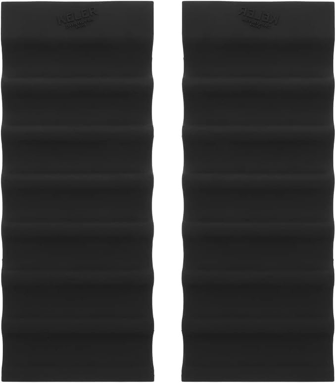 Cabilock Fridge can Organizer Mat 2-Pack Non-Slip Beer Bottle Stacking Pad for Refrigerator Kitchen Storage 10.03 X 3.93 X 0.78In