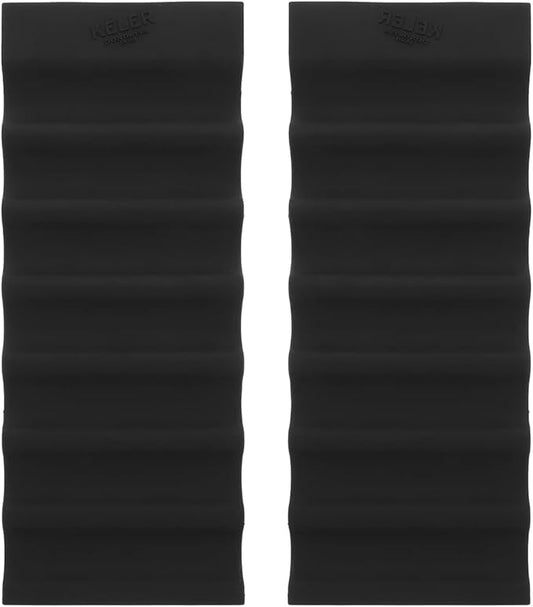 Cabilock Fridge can Organizer Mat 2-Pack Non-Slip Beer Bottle Stacking Pad for Refrigerator Kitchen Storage 10.03 X 3.93 X 0.78In