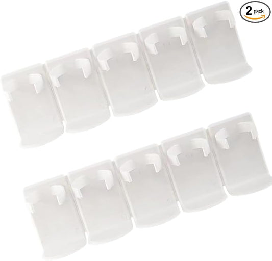 Spice Clips with Bottom Support, Spice Organization for Cabinet, Adhesive Spice Racks,Cosmetics Bottles Clips, Spice Gripper Clips for Wall Cabinet Door, Single Detachable, Holds 10 Jars