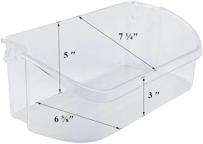 240356402 Gallon Door Bin Shelf - for Frigidaire Refrigerator Door shelves - Fridge door condiments beverages organizer - Refrigerator door Shelf replacement - Fridge plastic shelves Bin - W 15-3/8 in