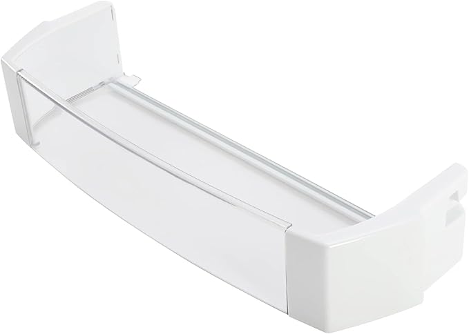 WR71X10409 Gallon Door Bin - for GE Refrigerator Door shelves - Fridge door condiments beverages organizer - Refrigerator door bin replacement - Fridge front transparent shelves bins - W 22.8 in