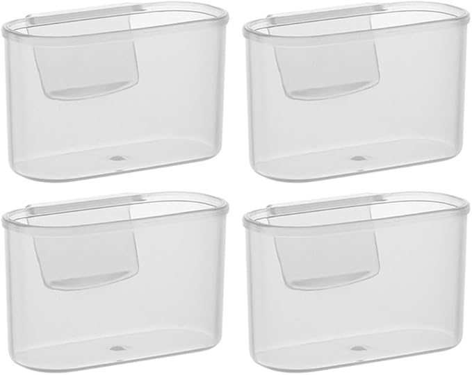 4pcs Refrigerator Side Door Box Refrigerator Side Door Hanging Organizer Snack Rack Organizer Spices mini food containers Fridge Sauce Bag Organizer pp desktop storage box